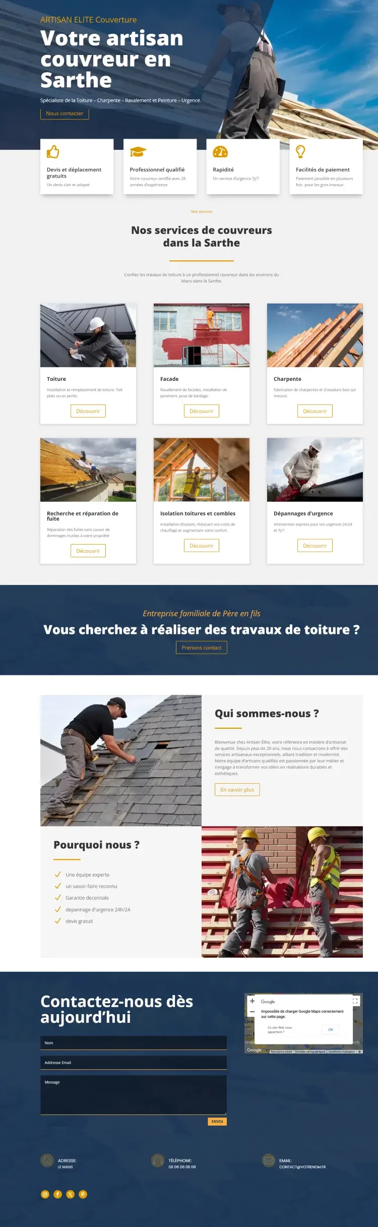 site-web-Artisan-Couvreur-le-mans