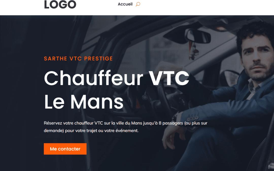 Site One Page Chauffeur VTC